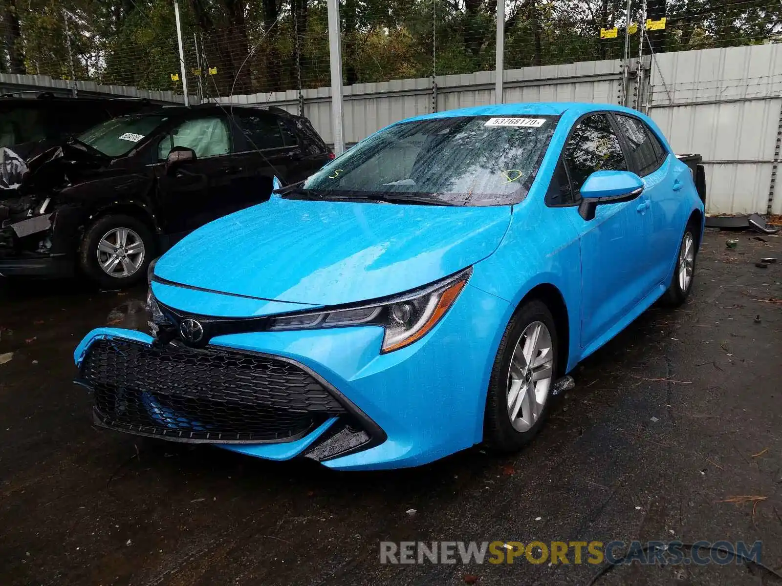 2 Photograph of a damaged car JTNK4RBE6K3003069 TOYOTA COROLLA 2019