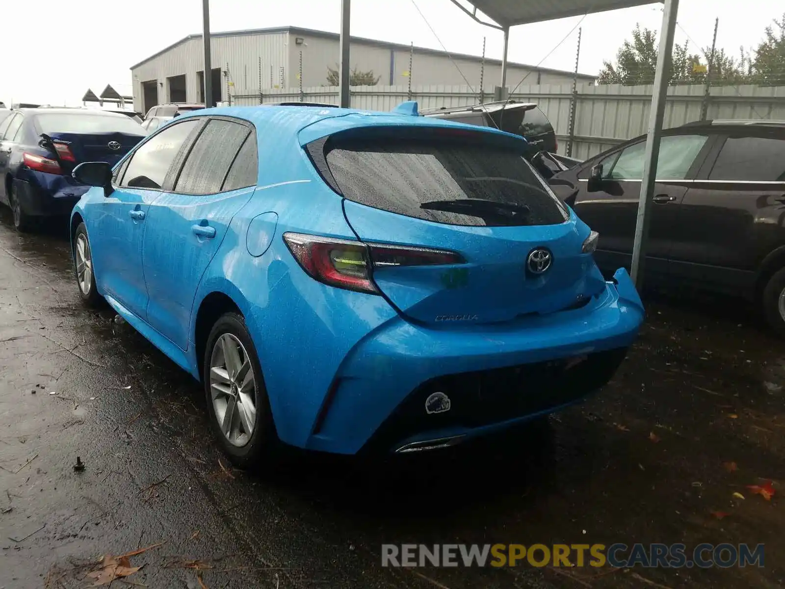 3 Photograph of a damaged car JTNK4RBE6K3003069 TOYOTA COROLLA 2019