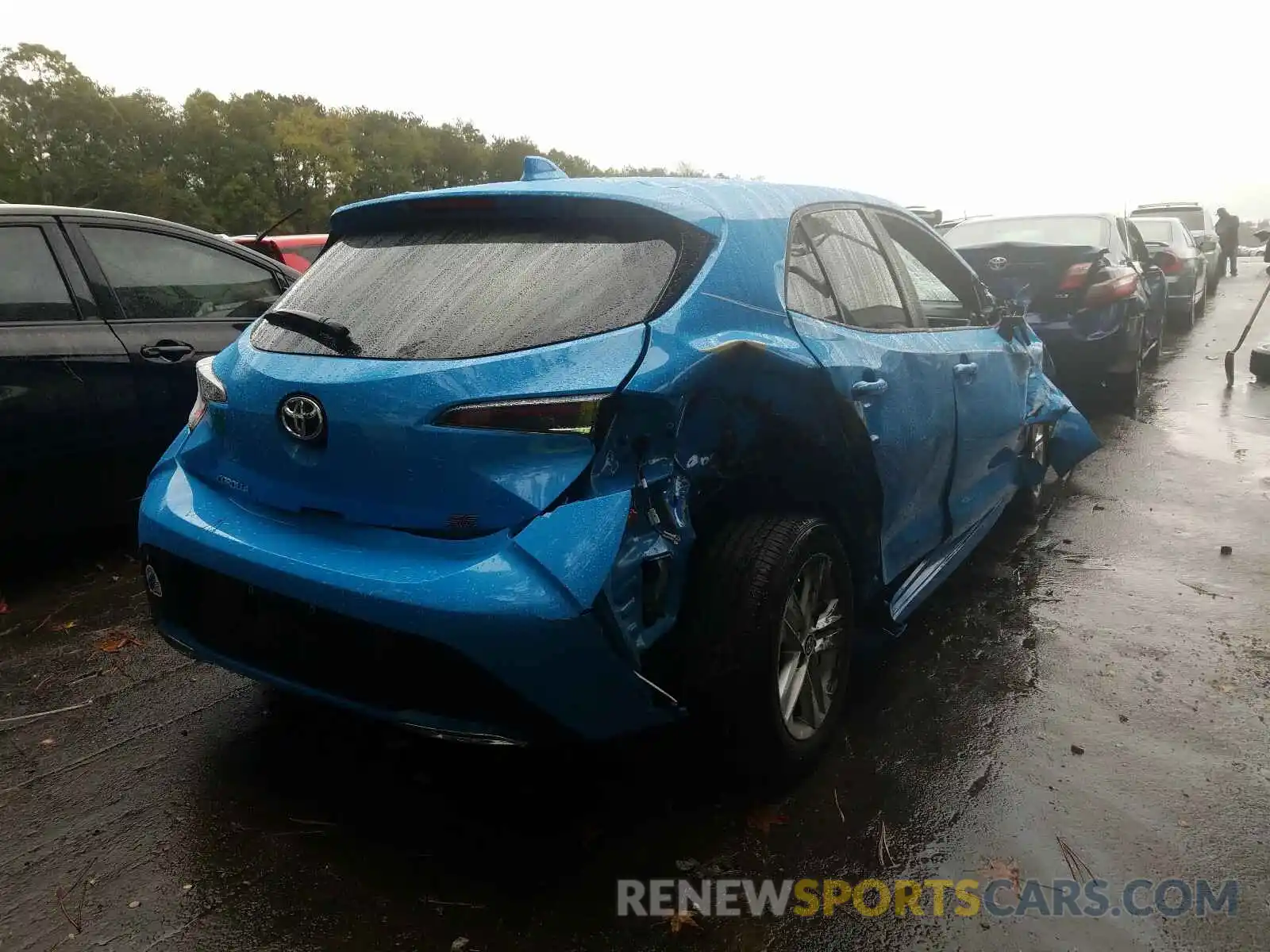 4 Photograph of a damaged car JTNK4RBE6K3003069 TOYOTA COROLLA 2019