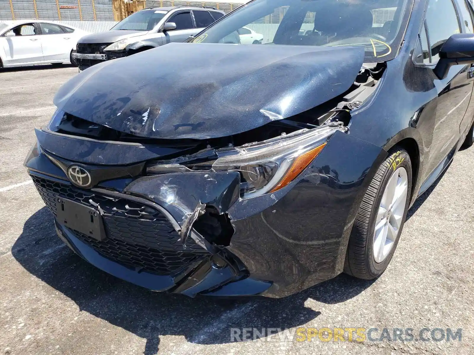 9 Photograph of a damaged car JTNK4RBE6K3003850 TOYOTA COROLLA 2019