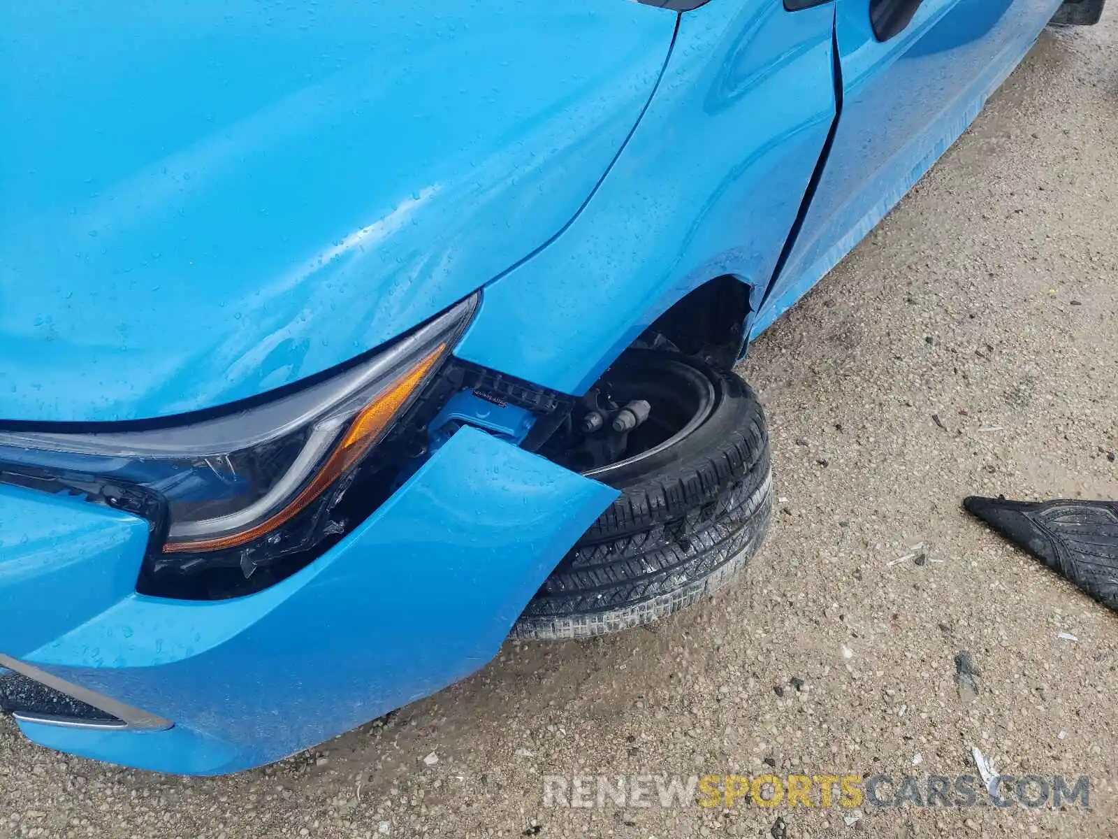 9 Photograph of a damaged car JTNK4RBE6K3004660 TOYOTA COROLLA 2019