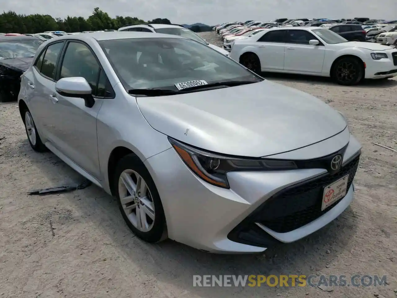 1 Photograph of a damaged car JTNK4RBE6K3004934 TOYOTA COROLLA 2019