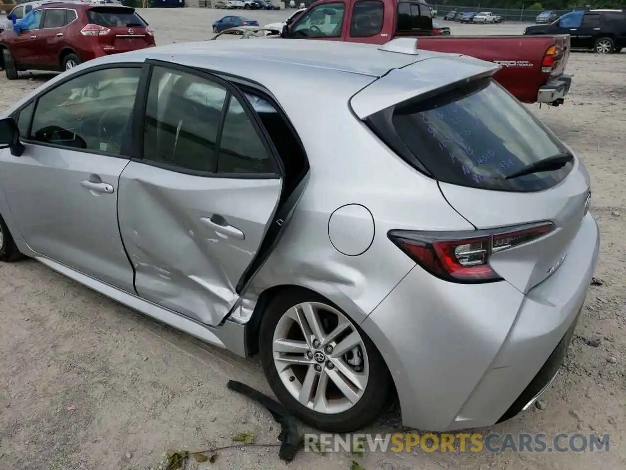 9 Photograph of a damaged car JTNK4RBE6K3004934 TOYOTA COROLLA 2019