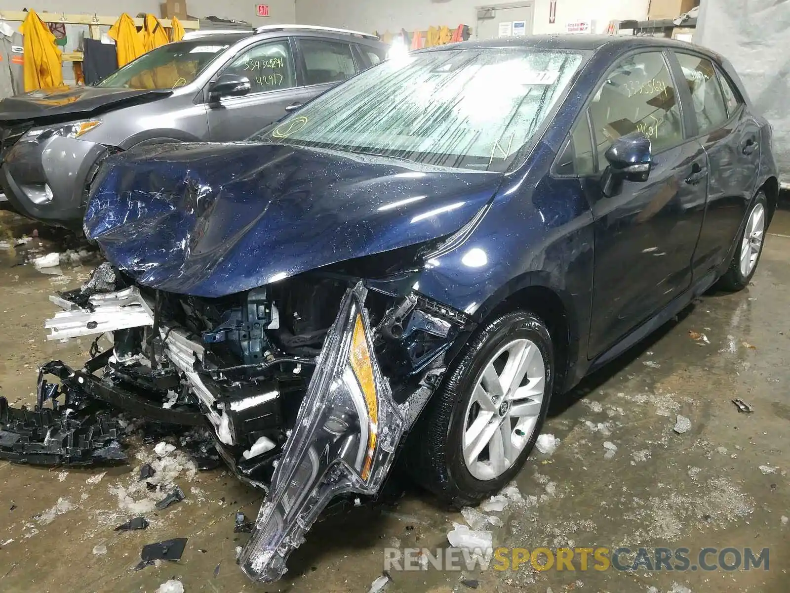 2 Photograph of a damaged car JTNK4RBE6K3006280 TOYOTA COROLLA 2019