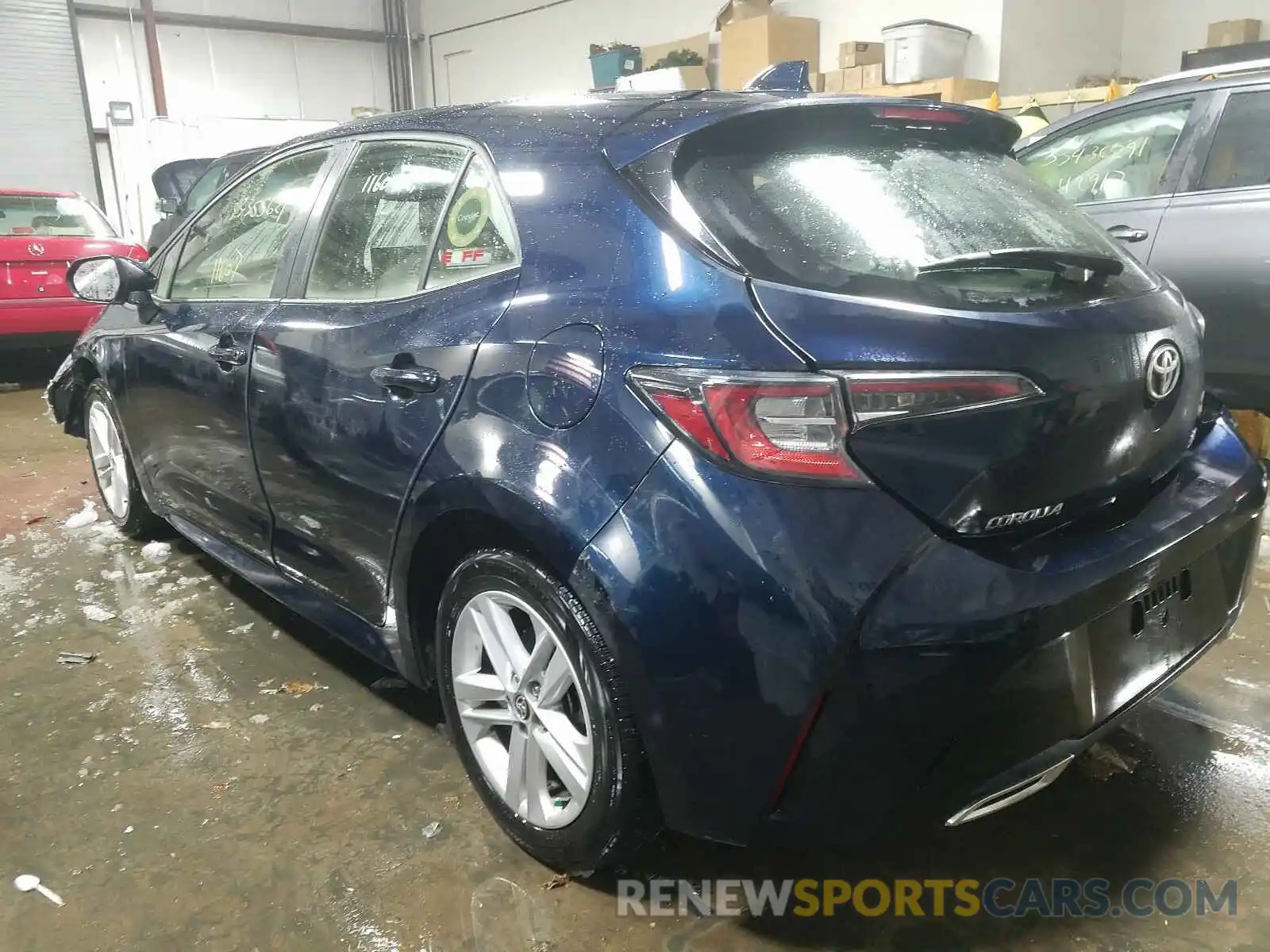 3 Photograph of a damaged car JTNK4RBE6K3006280 TOYOTA COROLLA 2019