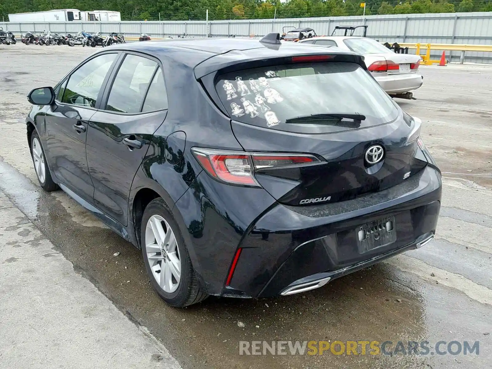 3 Photograph of a damaged car JTNK4RBE6K3007719 TOYOTA COROLLA 2019