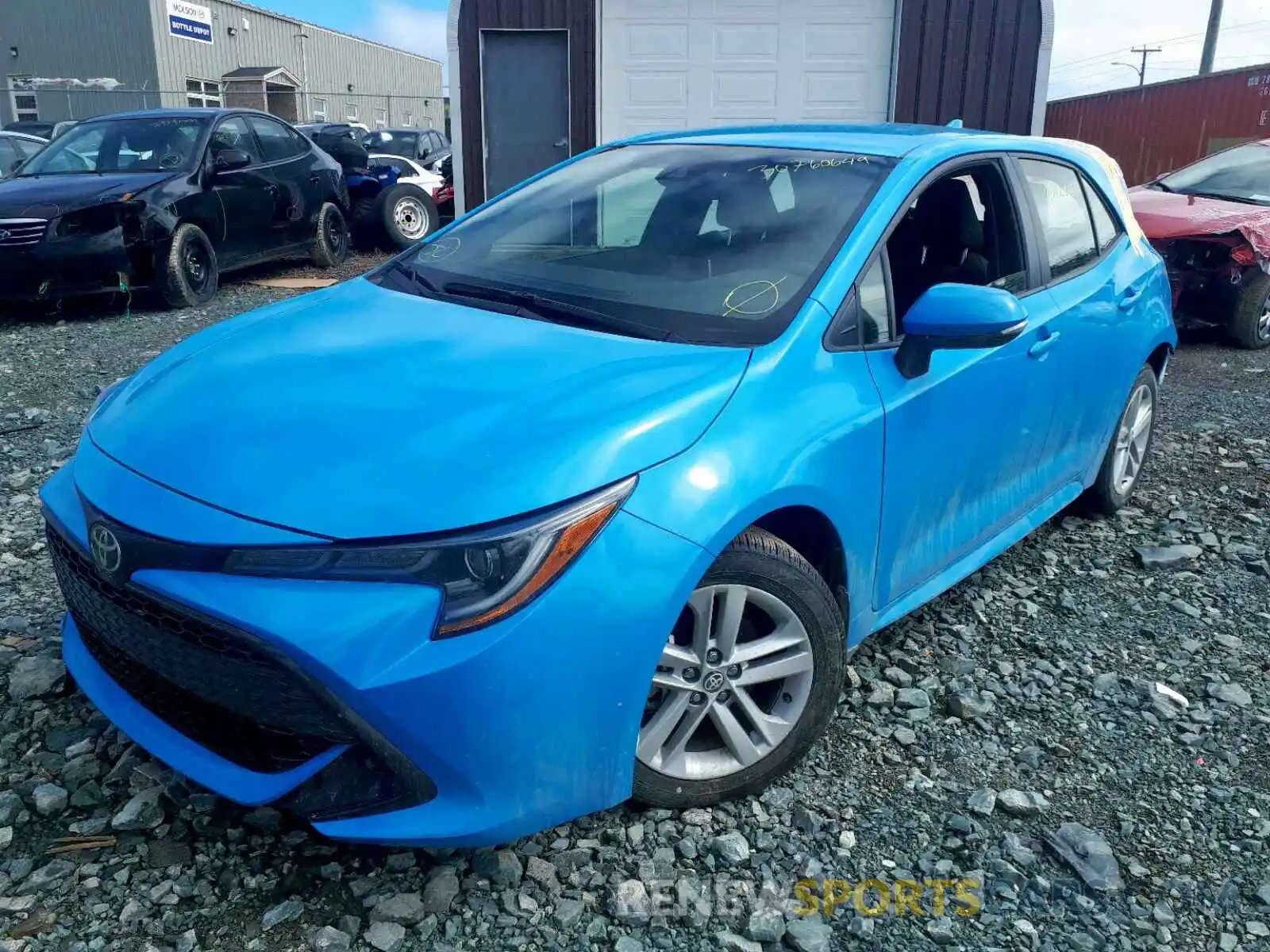 2 Photograph of a damaged car JTNK4RBE6K3009762 TOYOTA COROLLA 2019