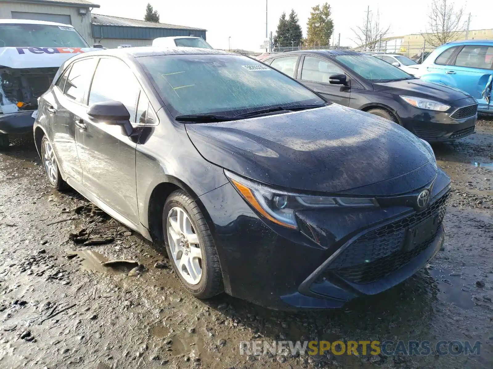 1 Photograph of a damaged car JTNK4RBE6K3011432 TOYOTA COROLLA 2019