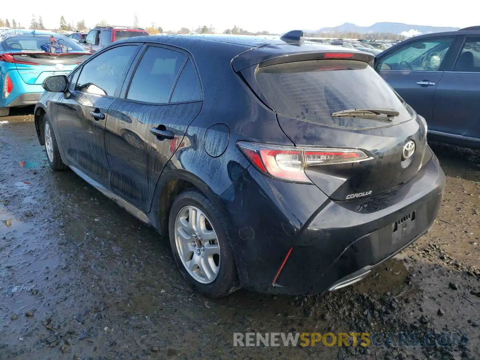 3 Photograph of a damaged car JTNK4RBE6K3011432 TOYOTA COROLLA 2019