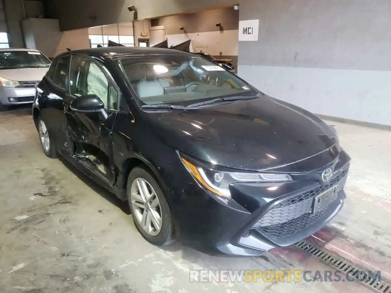 1 Photograph of a damaged car JTNK4RBE6K3012578 TOYOTA COROLLA 2019