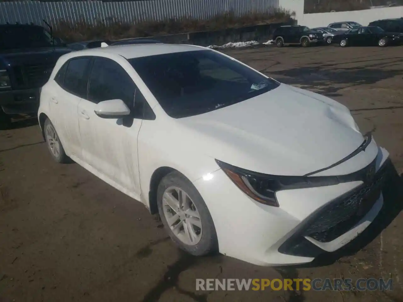 1 Photograph of a damaged car JTNK4RBE6K3018168 TOYOTA COROLLA 2019