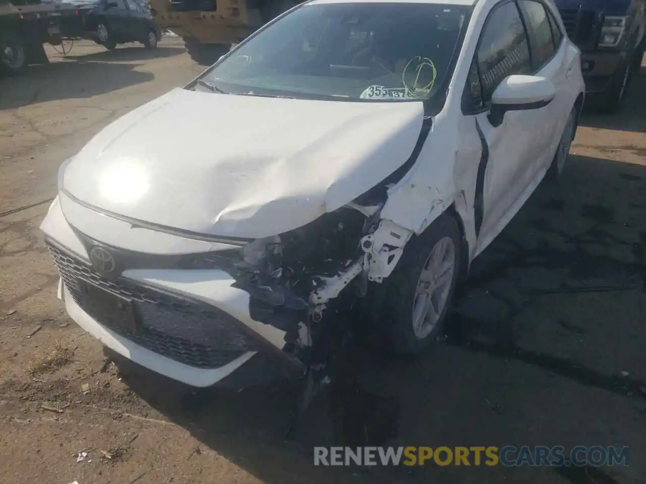 9 Photograph of a damaged car JTNK4RBE6K3018168 TOYOTA COROLLA 2019