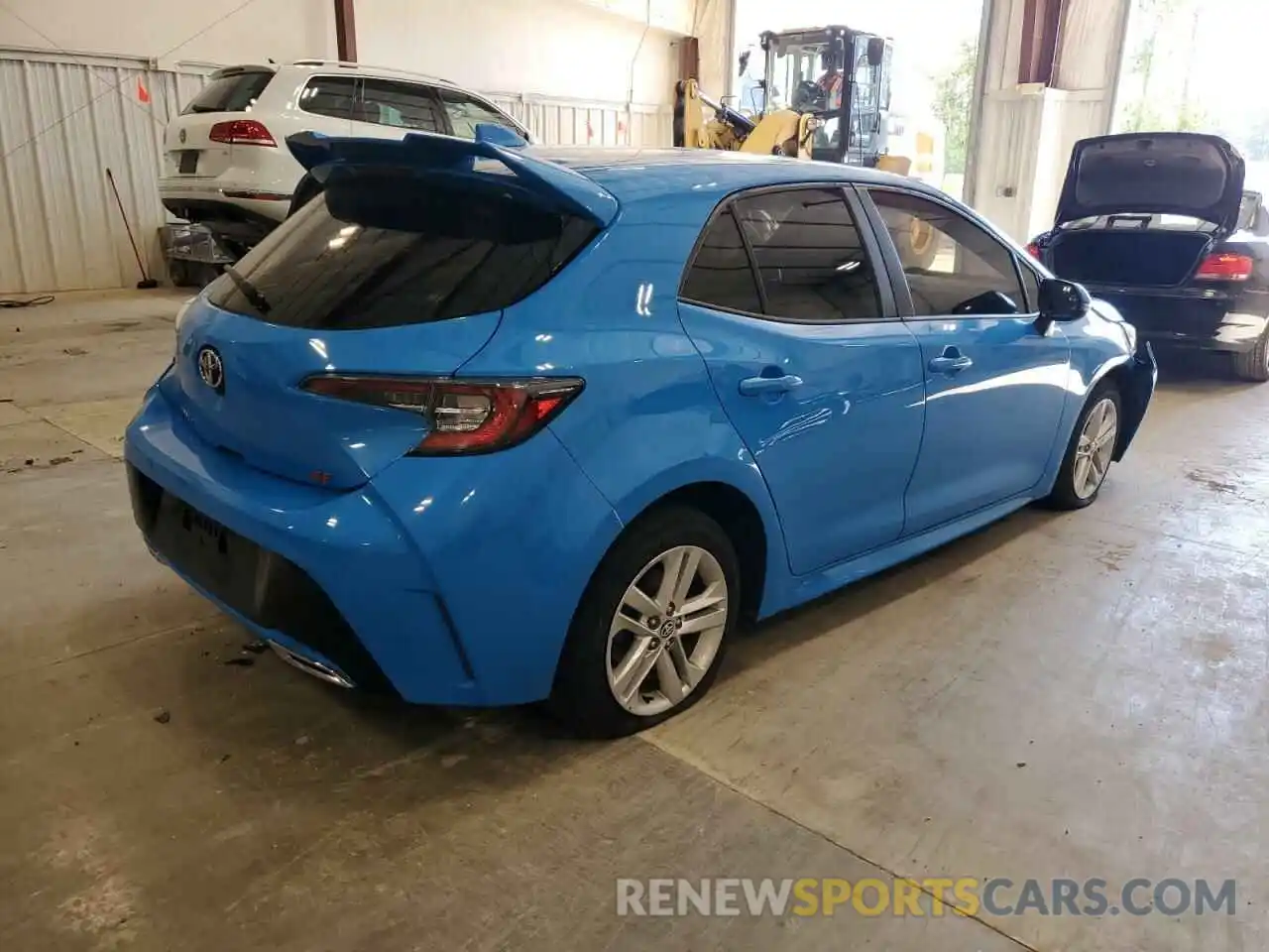 4 Photograph of a damaged car JTNK4RBE6K3019868 TOYOTA COROLLA 2019