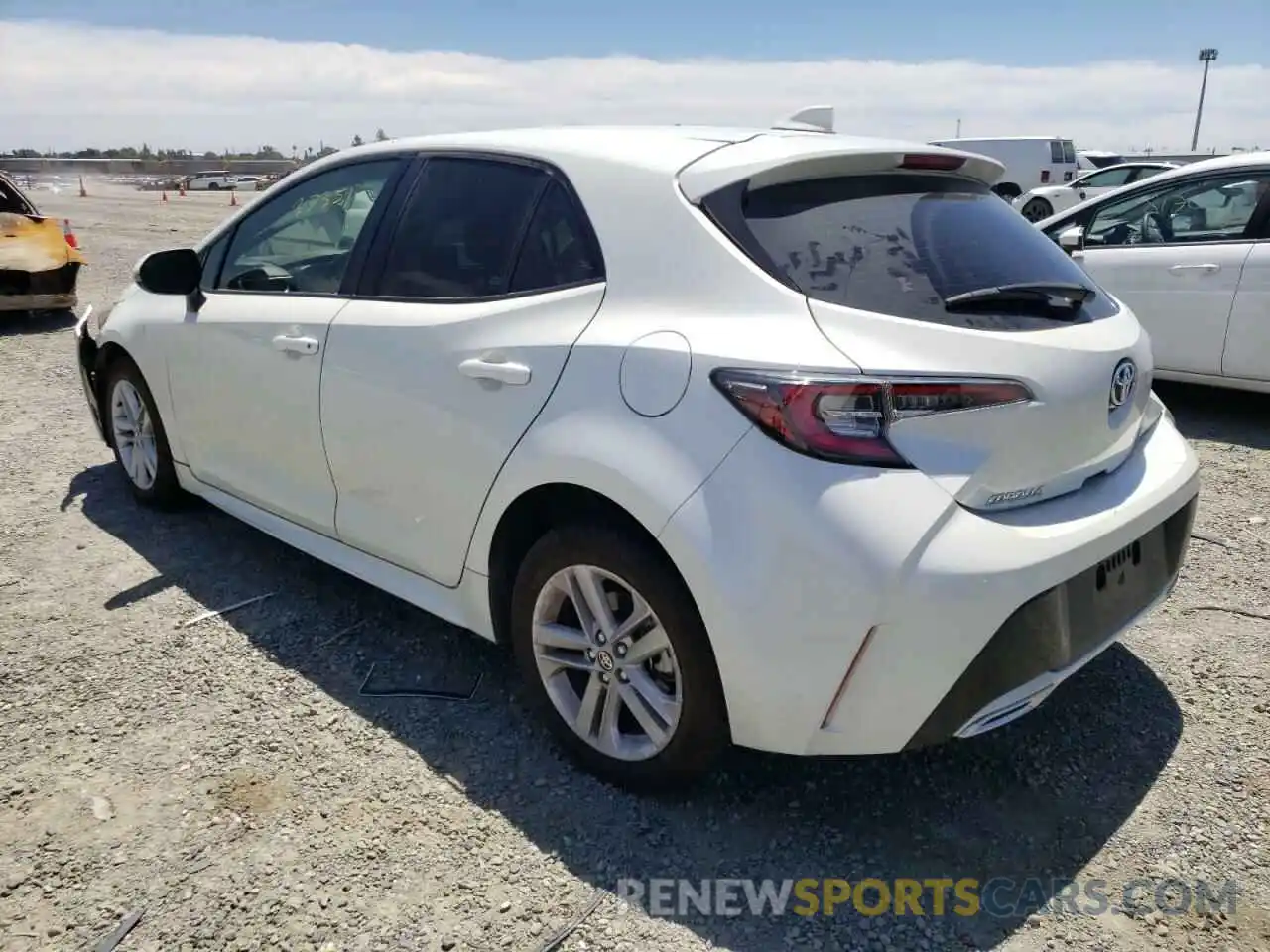 3 Photograph of a damaged car JTNK4RBE6K3021247 TOYOTA COROLLA 2019