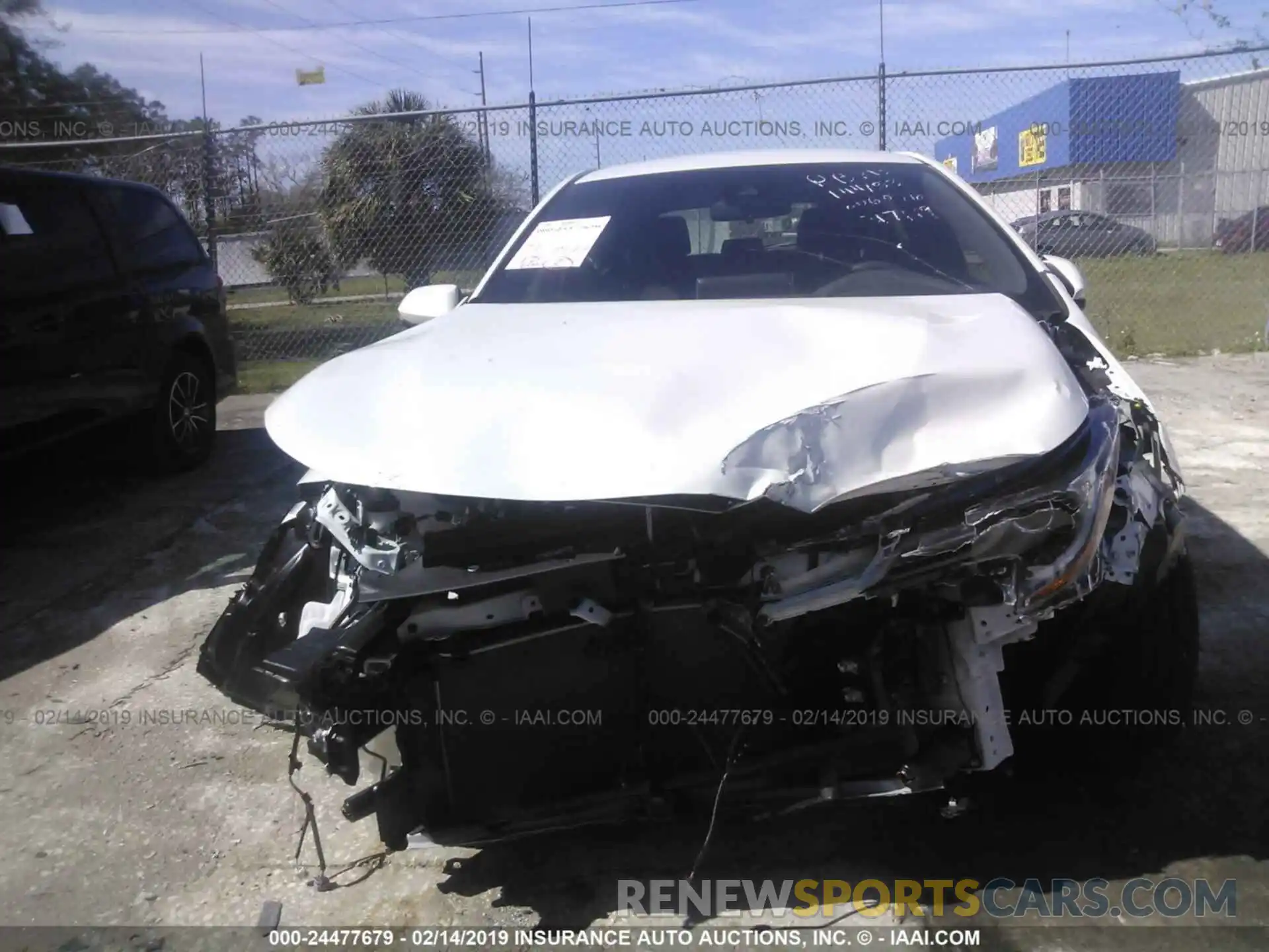 6 Photograph of a damaged car JTNK4RBE6K3023676 TOYOTA COROLLA 2019