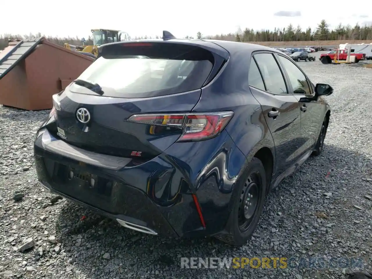 4 Photograph of a damaged car JTNK4RBE6K3027307 TOYOTA COROLLA 2019