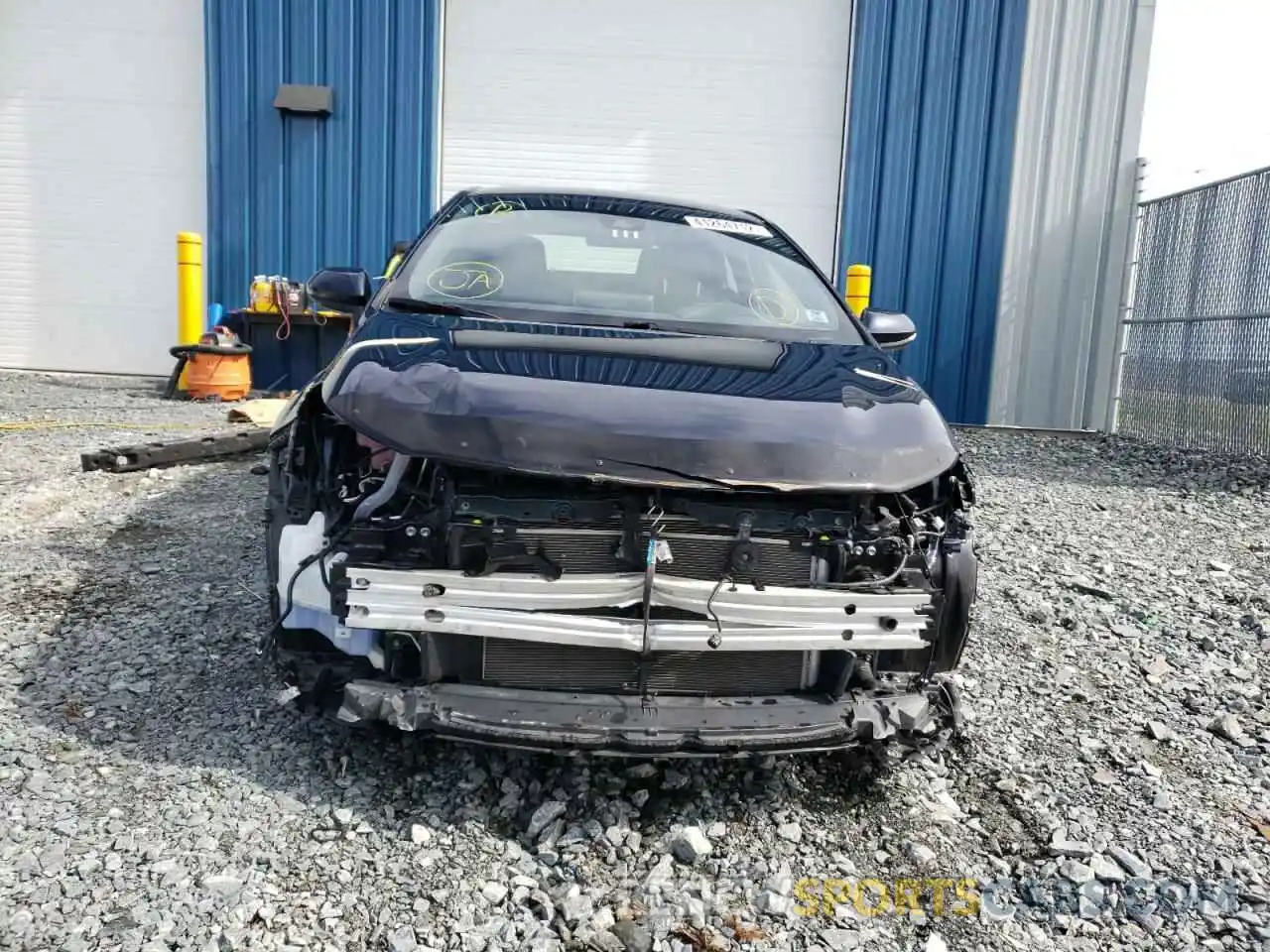 9 Photograph of a damaged car JTNK4RBE6K3027307 TOYOTA COROLLA 2019