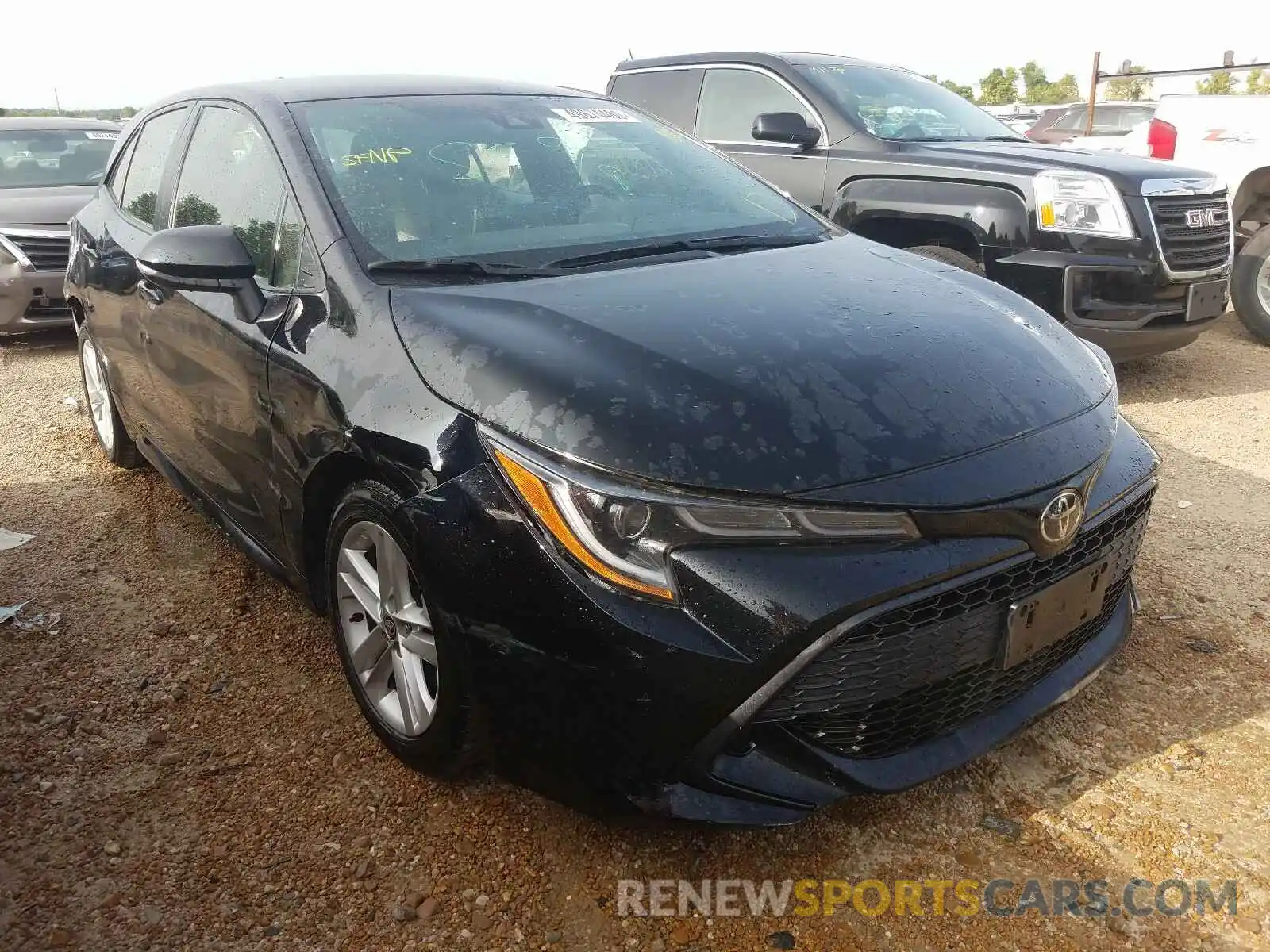 1 Photograph of a damaged car JTNK4RBE6K3028246 TOYOTA COROLLA 2019