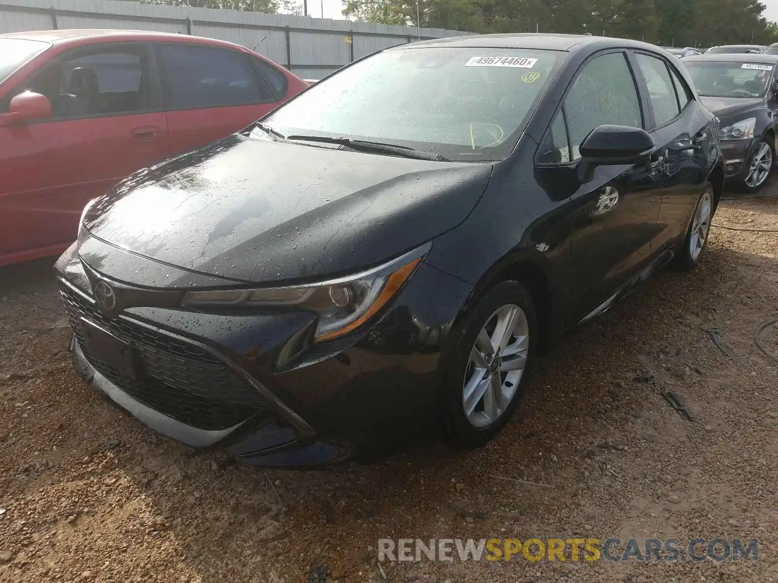 2 Photograph of a damaged car JTNK4RBE6K3028246 TOYOTA COROLLA 2019