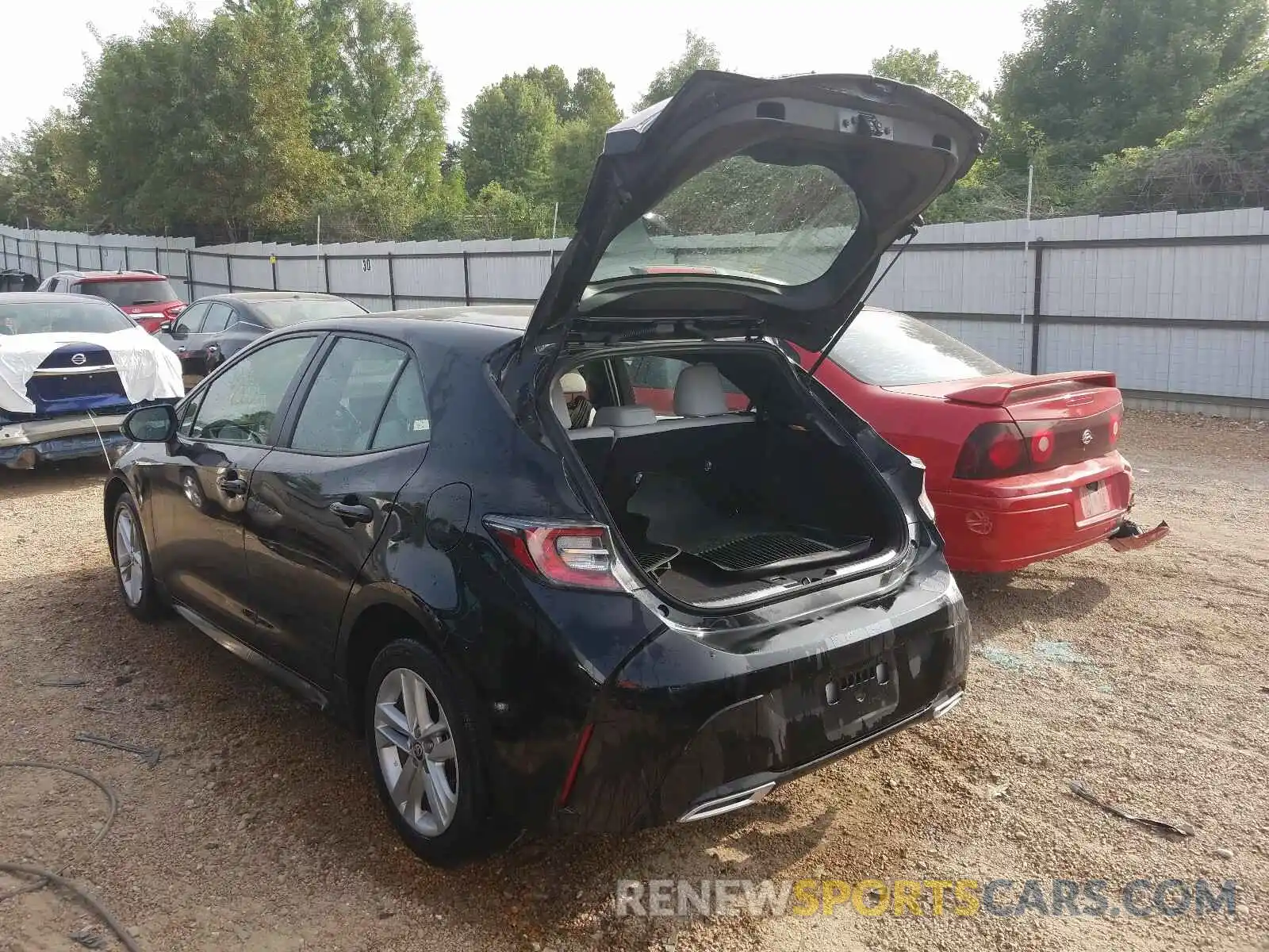 3 Photograph of a damaged car JTNK4RBE6K3028246 TOYOTA COROLLA 2019