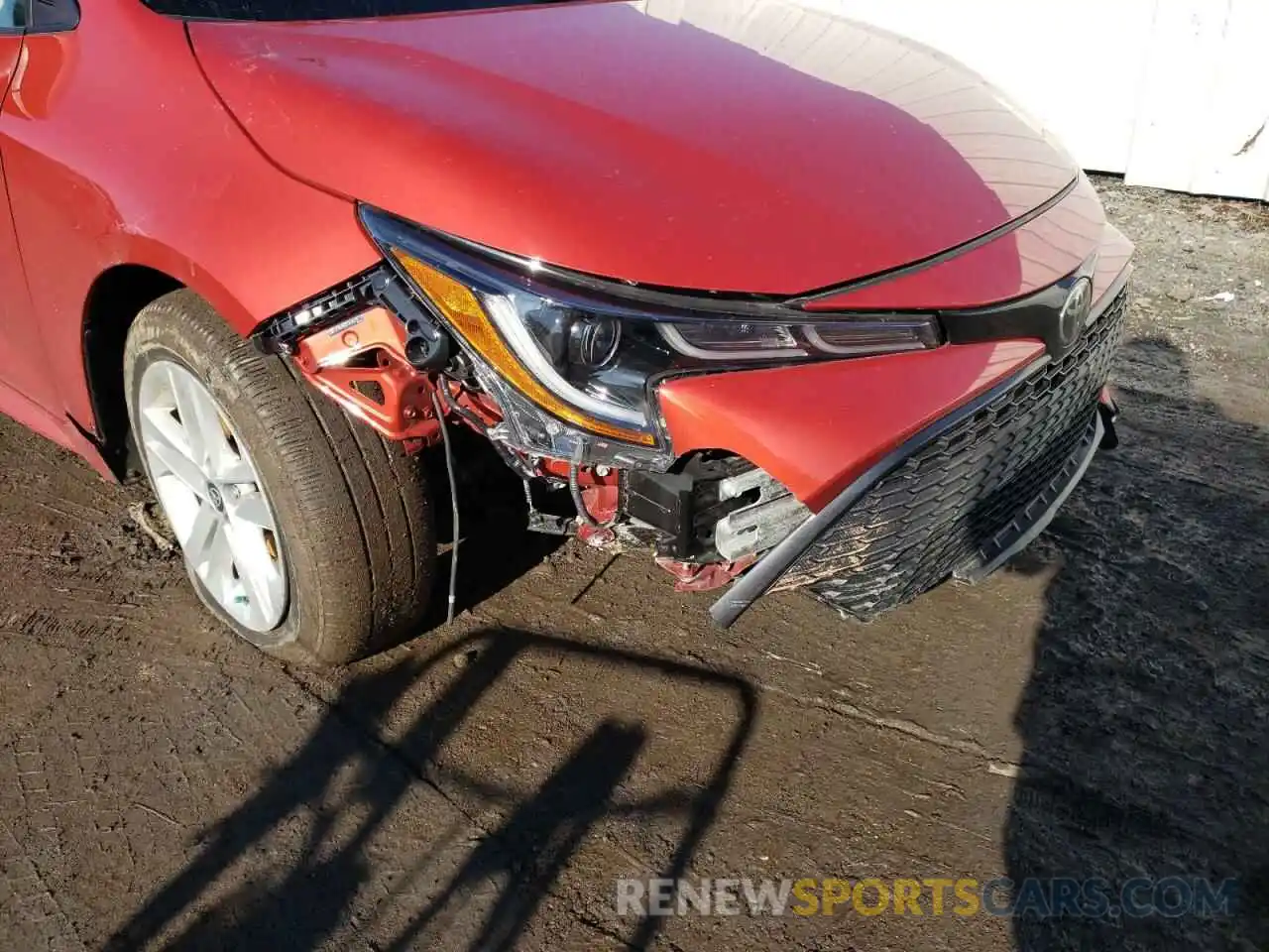 9 Photograph of a damaged car JTNK4RBE6K3028778 TOYOTA COROLLA 2019