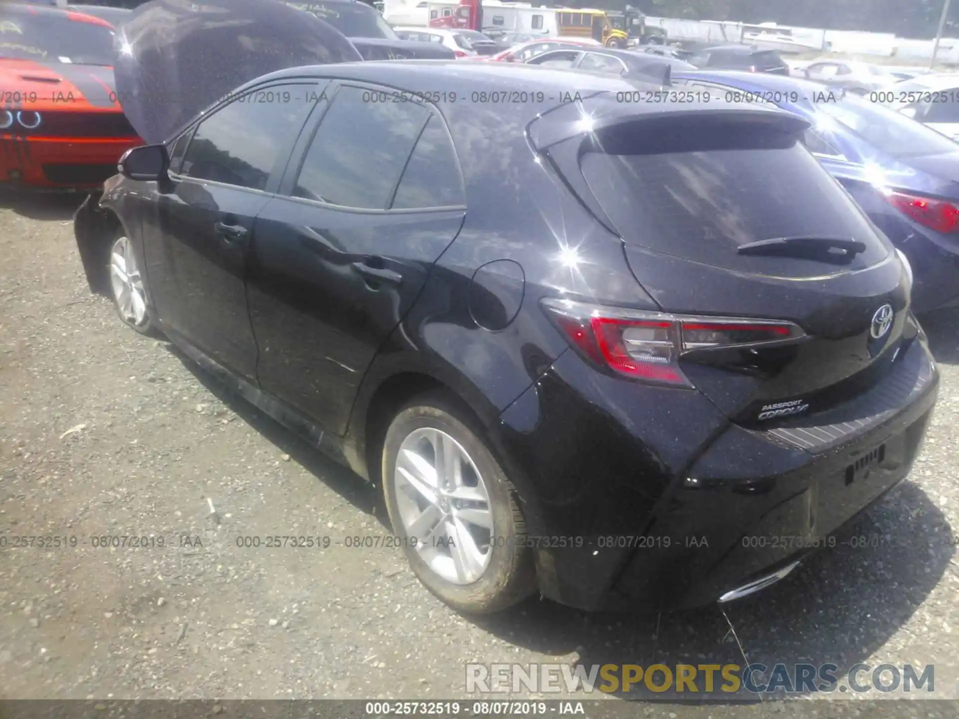 3 Photograph of a damaged car JTNK4RBE6K3029672 TOYOTA COROLLA 2019