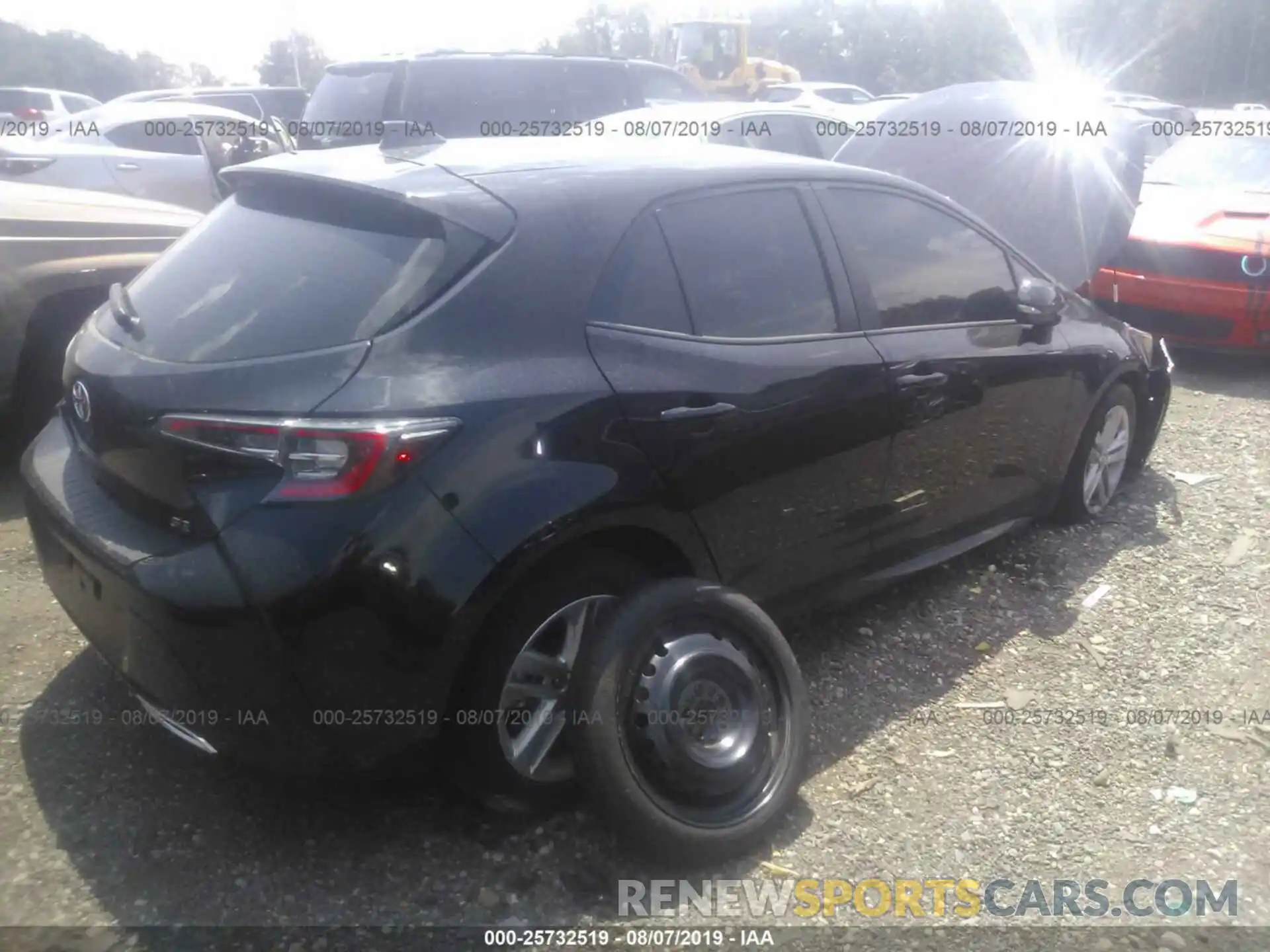 4 Photograph of a damaged car JTNK4RBE6K3029672 TOYOTA COROLLA 2019