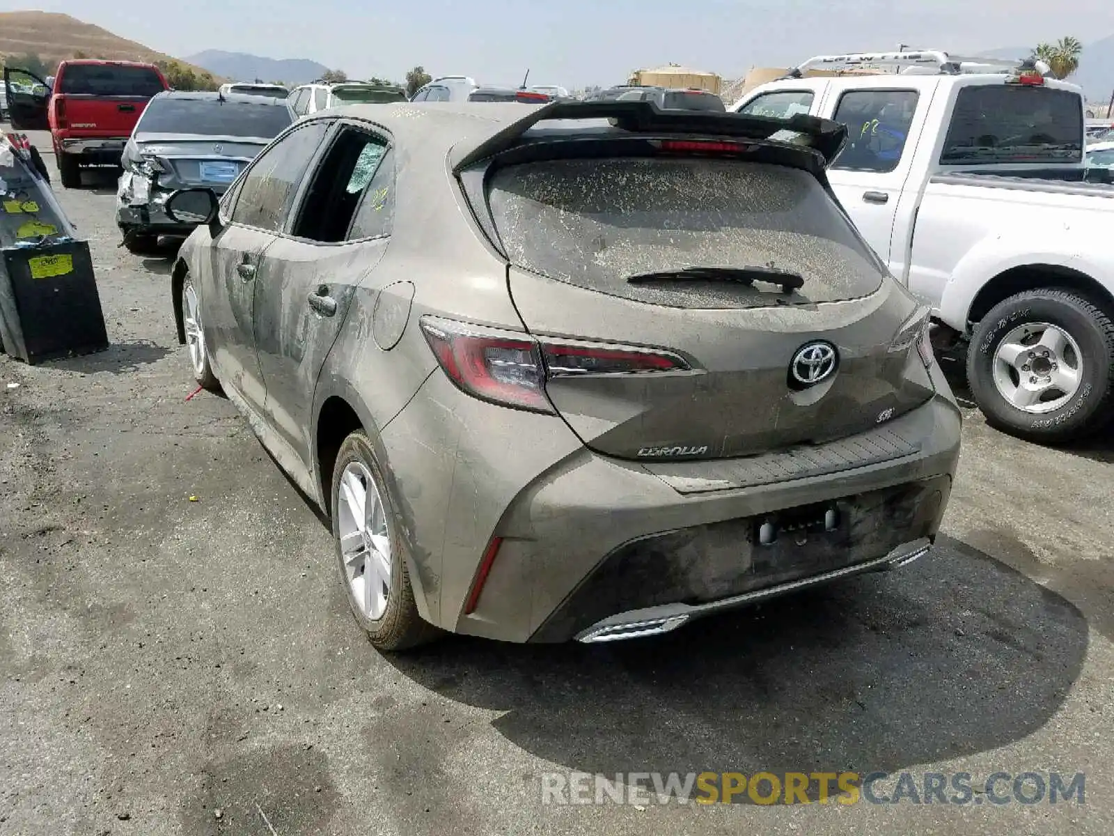 3 Photograph of a damaged car JTNK4RBE6K3030367 TOYOTA COROLLA 2019