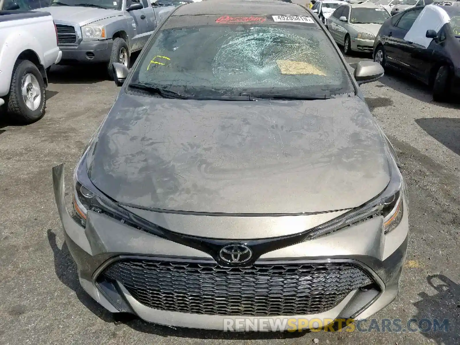 9 Photograph of a damaged car JTNK4RBE6K3030367 TOYOTA COROLLA 2019