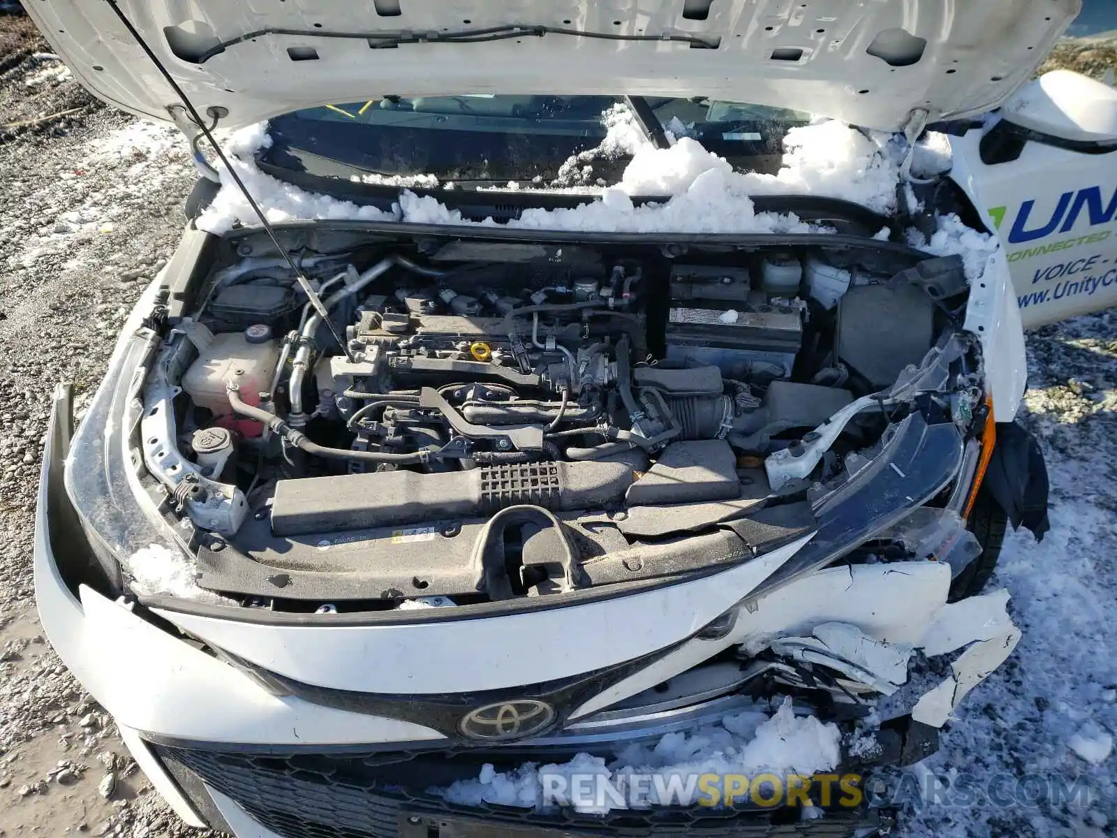 7 Photograph of a damaged car JTNK4RBE6K3033172 TOYOTA COROLLA 2019