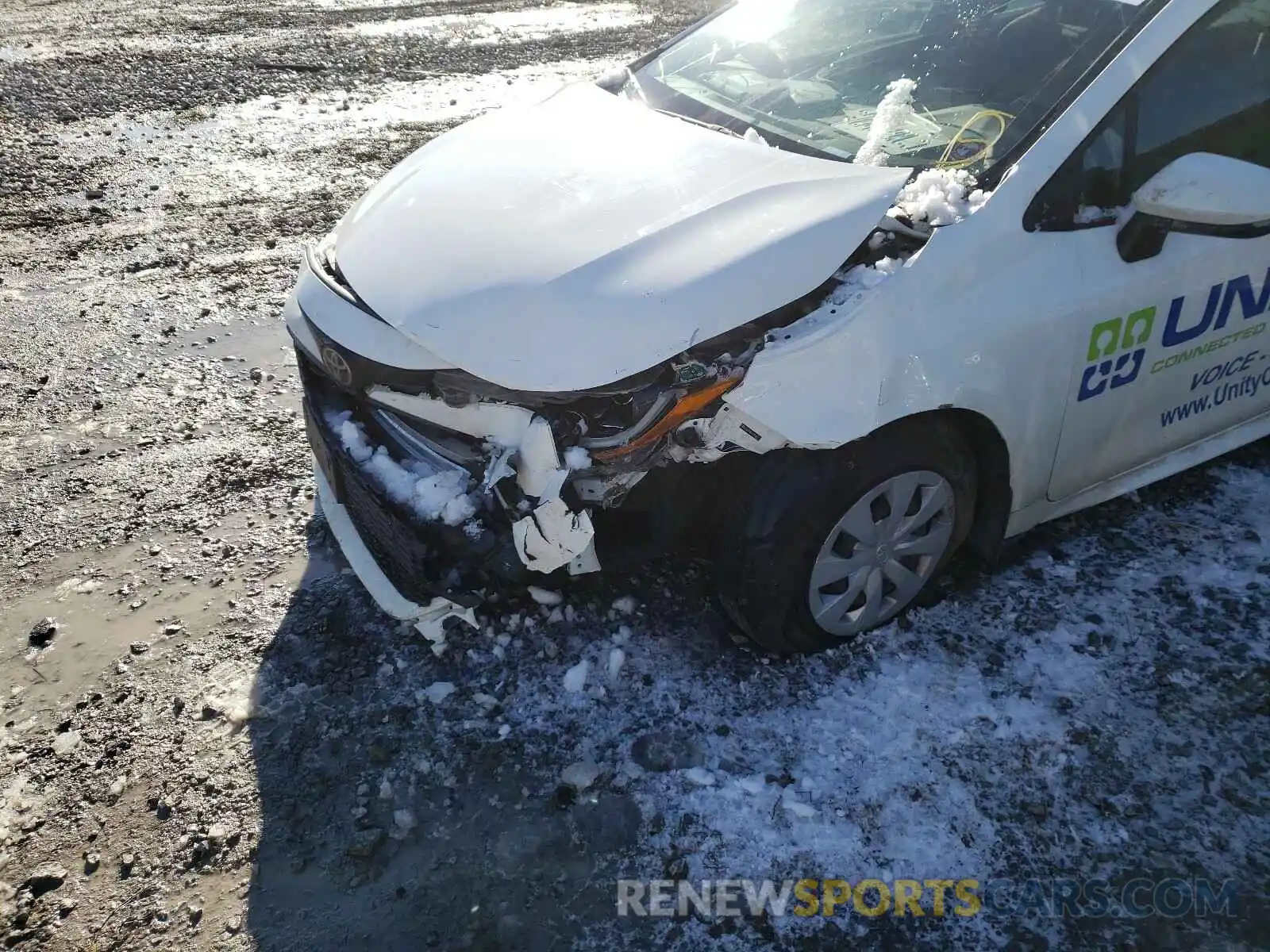 9 Photograph of a damaged car JTNK4RBE6K3033172 TOYOTA COROLLA 2019