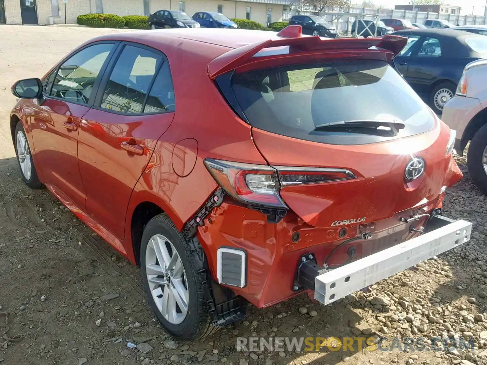 3 Photograph of a damaged car JTNK4RBE6K3035665 TOYOTA COROLLA 2019