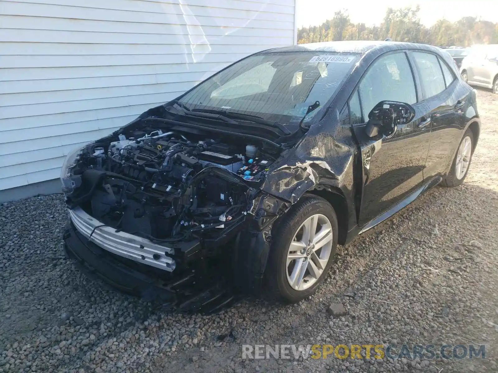 2 Photograph of a damaged car JTNK4RBE6K3035861 TOYOTA COROLLA 2019