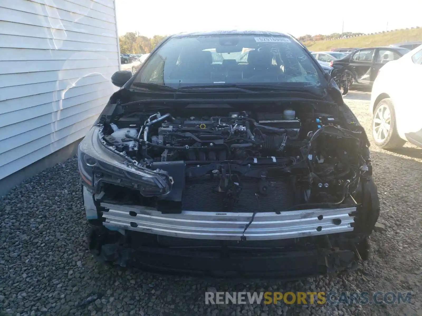 9 Photograph of a damaged car JTNK4RBE6K3035861 TOYOTA COROLLA 2019