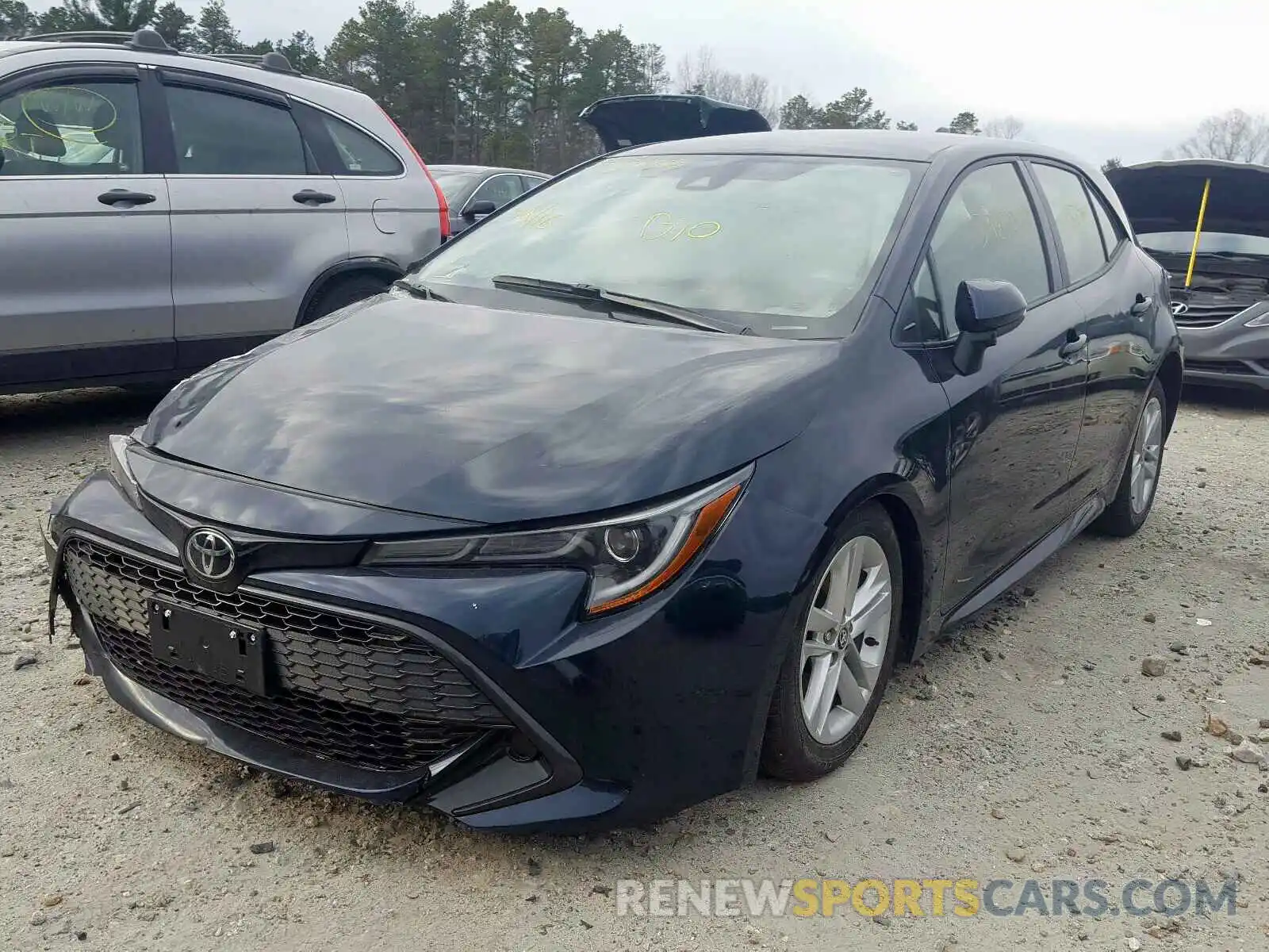 2 Photograph of a damaged car JTNK4RBE6K3037240 TOYOTA COROLLA 2019