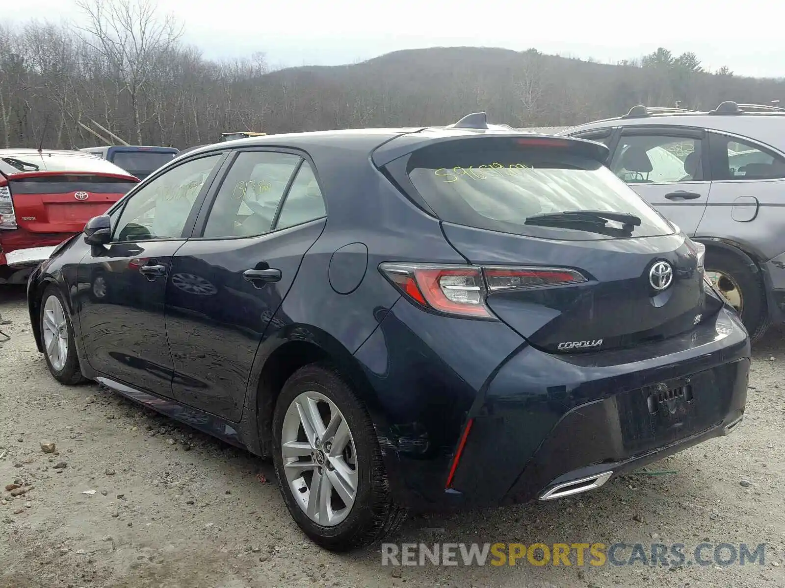 3 Photograph of a damaged car JTNK4RBE6K3037240 TOYOTA COROLLA 2019