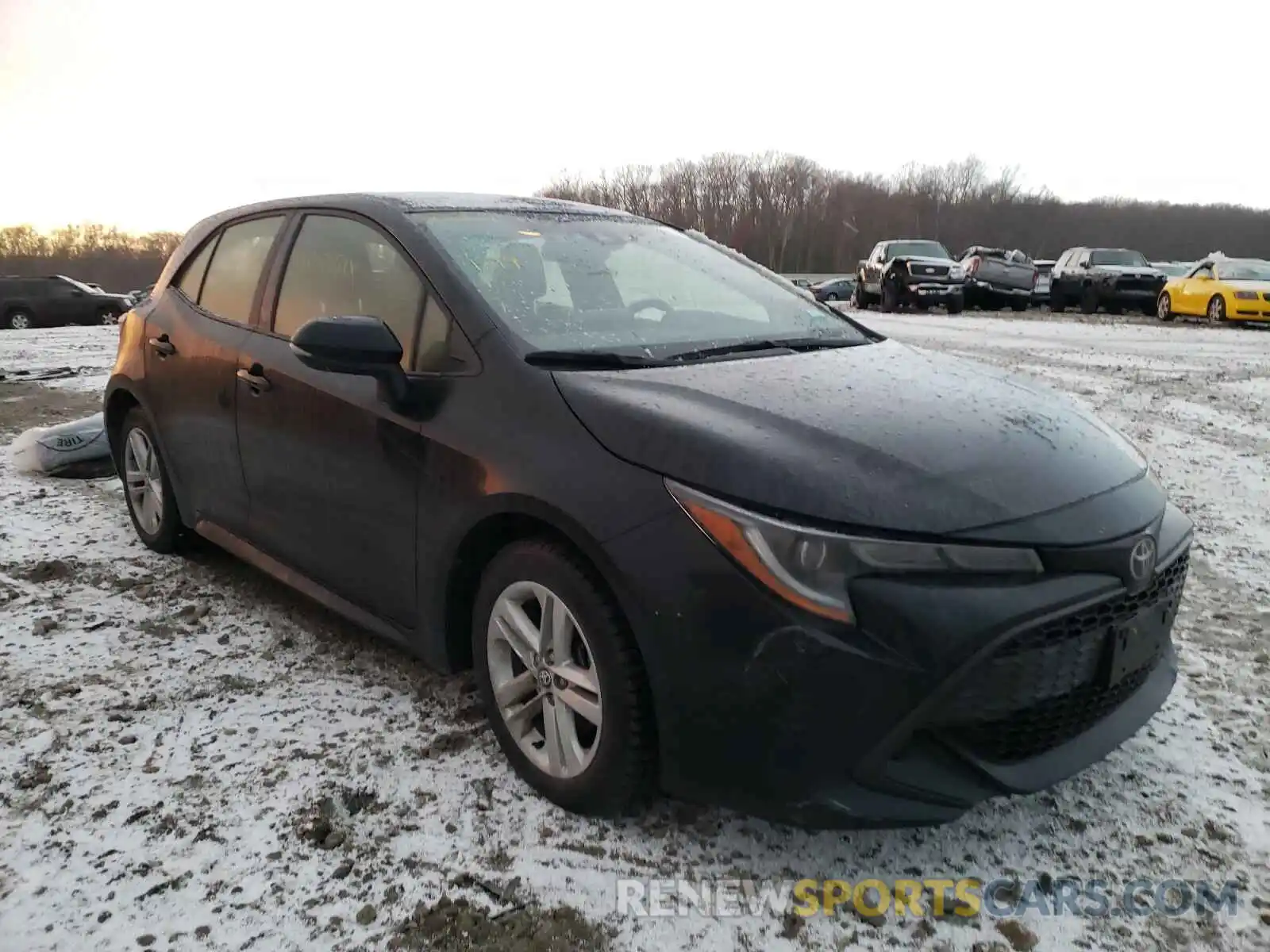 1 Photograph of a damaged car JTNK4RBE6K3037304 TOYOTA COROLLA 2019