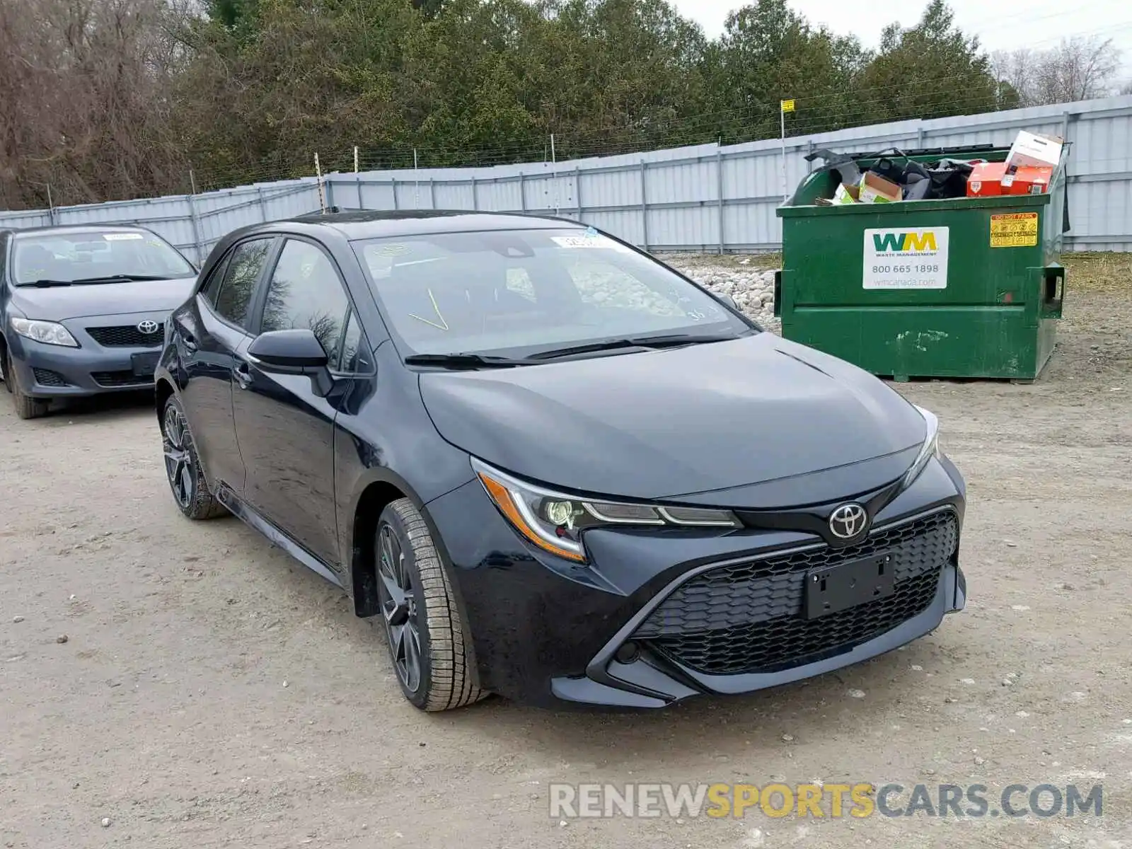 1 Photograph of a damaged car JTNK4RBE6K3037545 TOYOTA COROLLA 2019