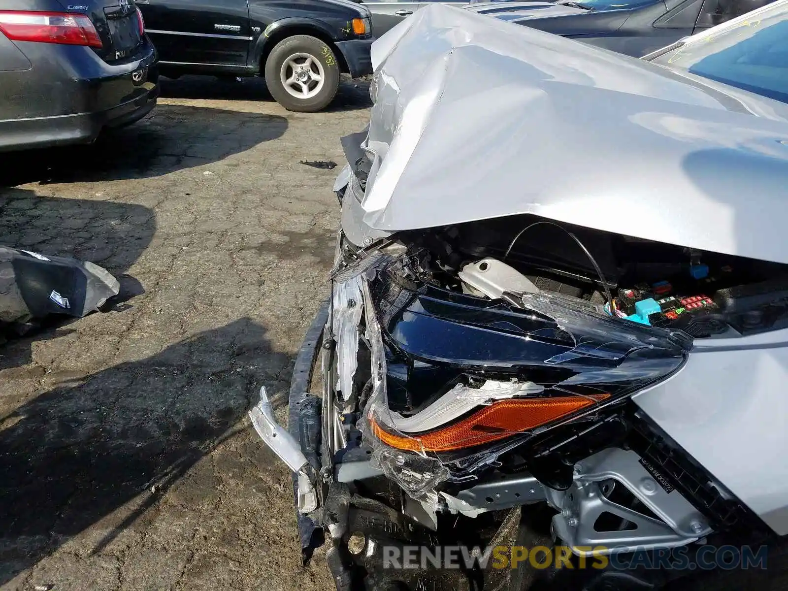 9 Photograph of a damaged car JTNK4RBE6K3037951 TOYOTA COROLLA 2019