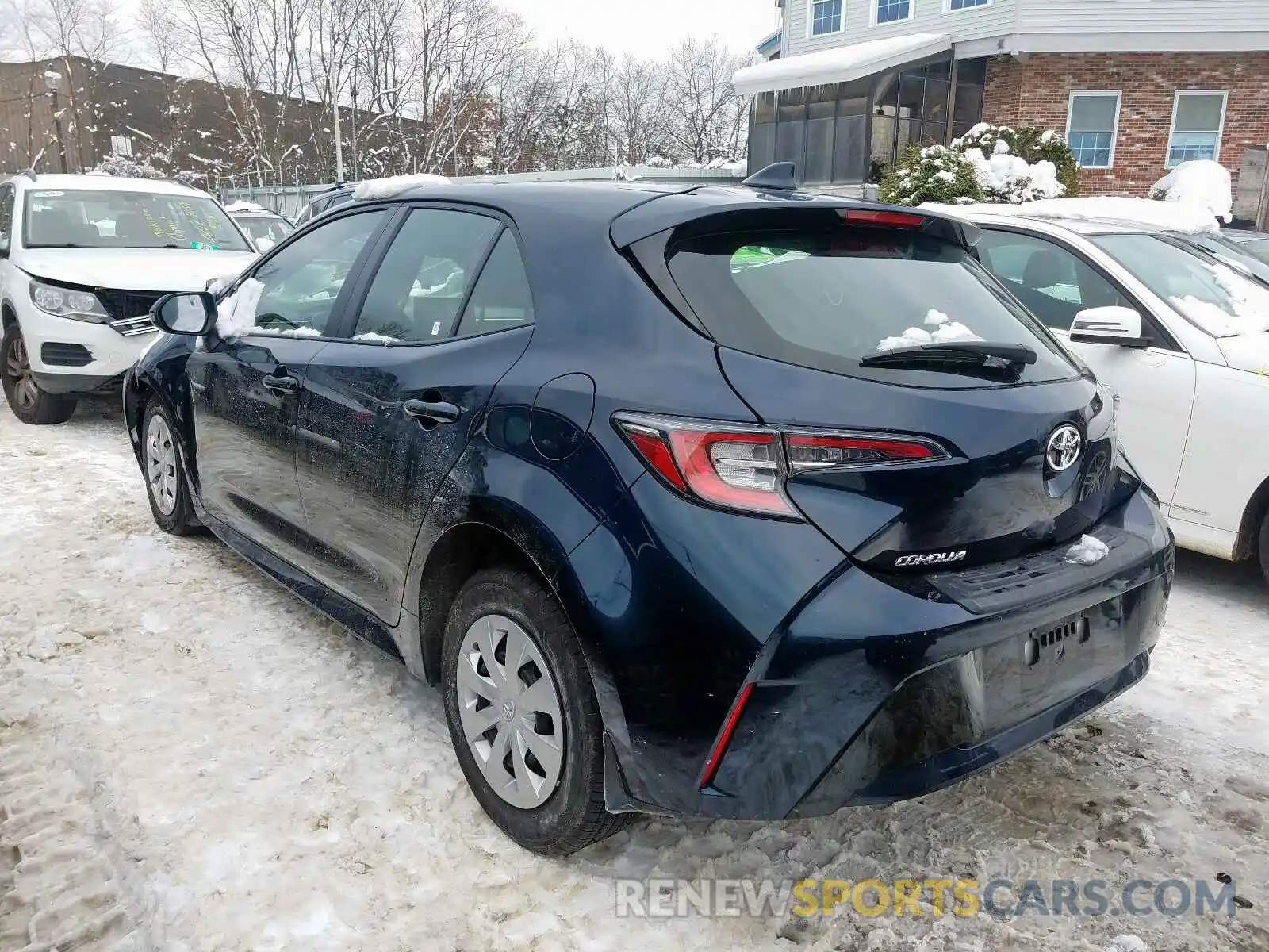 3 Photograph of a damaged car JTNK4RBE6K3038016 TOYOTA COROLLA 2019