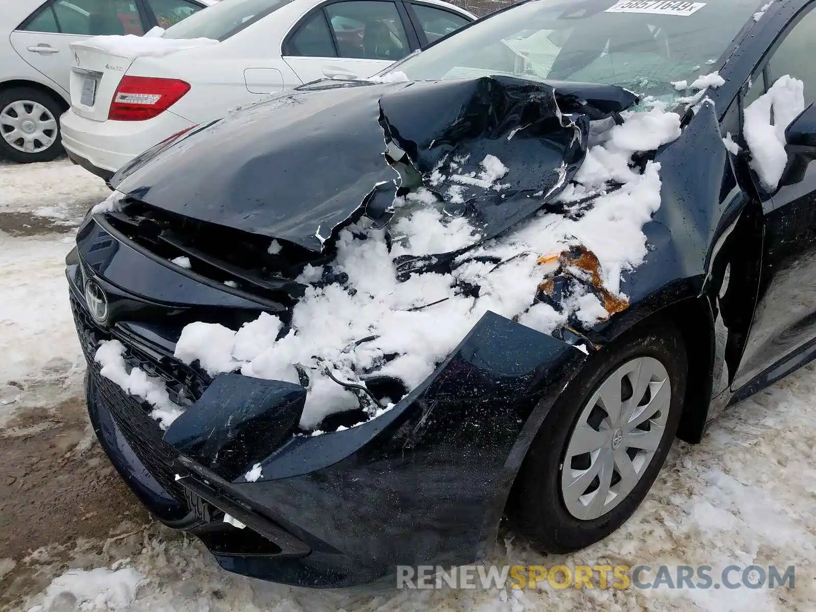 9 Photograph of a damaged car JTNK4RBE6K3038016 TOYOTA COROLLA 2019