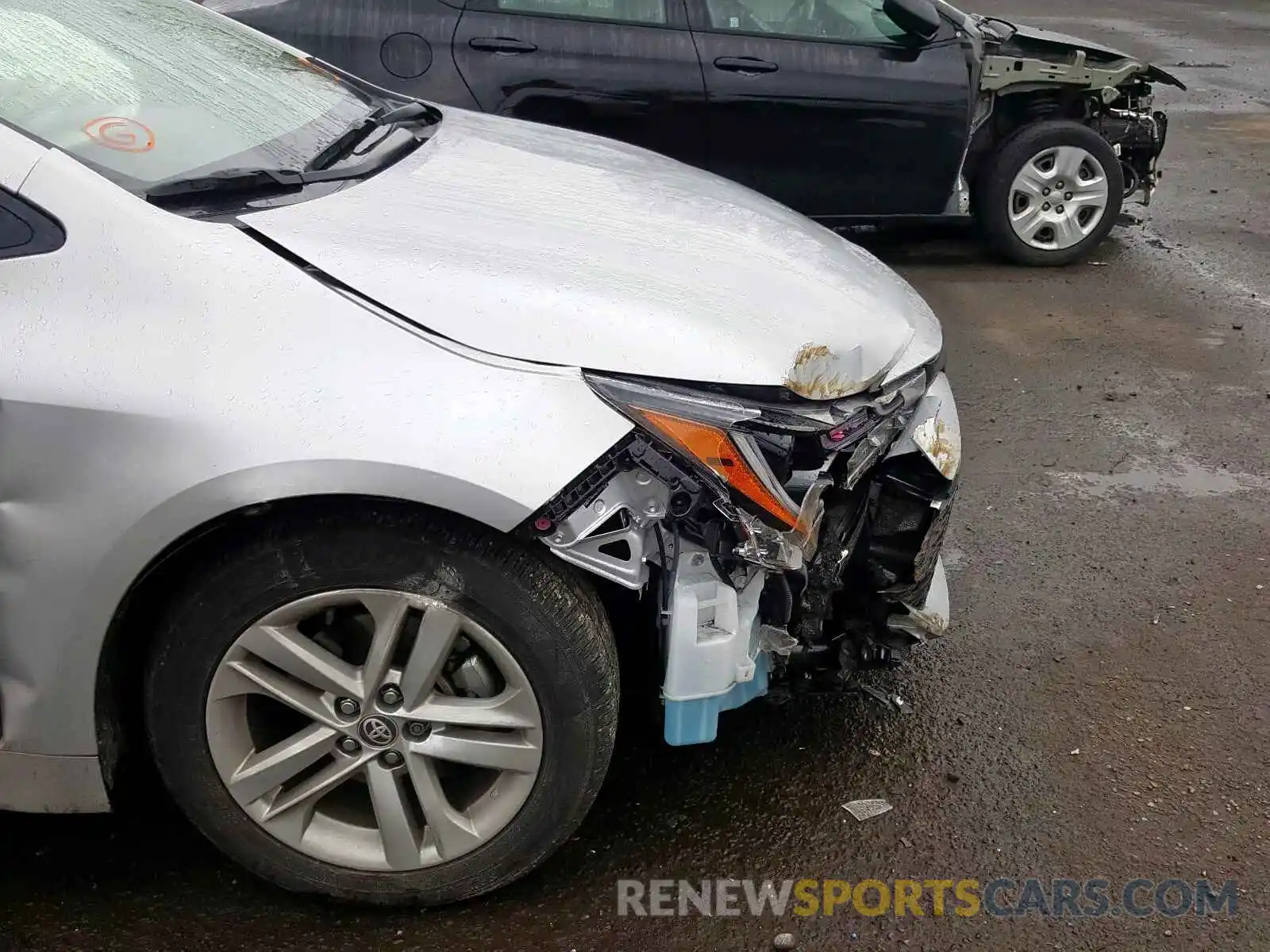 9 Photograph of a damaged car JTNK4RBE6K3038565 TOYOTA COROLLA 2019