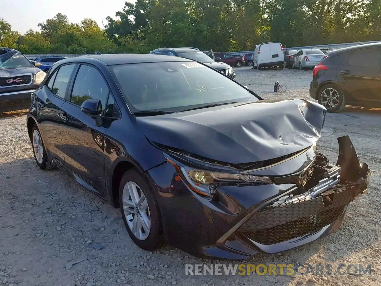 1 Photograph of a damaged car JTNK4RBE6K3038677 TOYOTA COROLLA 2019