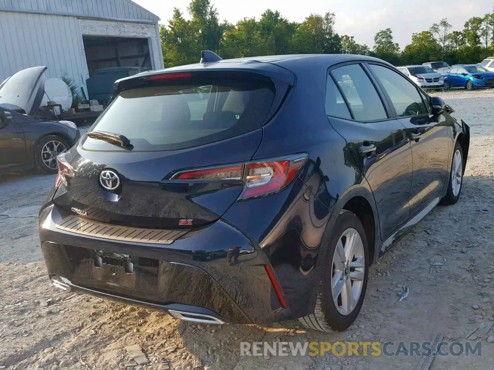 4 Photograph of a damaged car JTNK4RBE6K3038677 TOYOTA COROLLA 2019