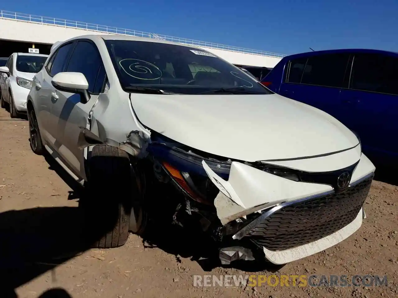 9 Photograph of a damaged car JTNK4RBE6K3040476 TOYOTA COROLLA 2019