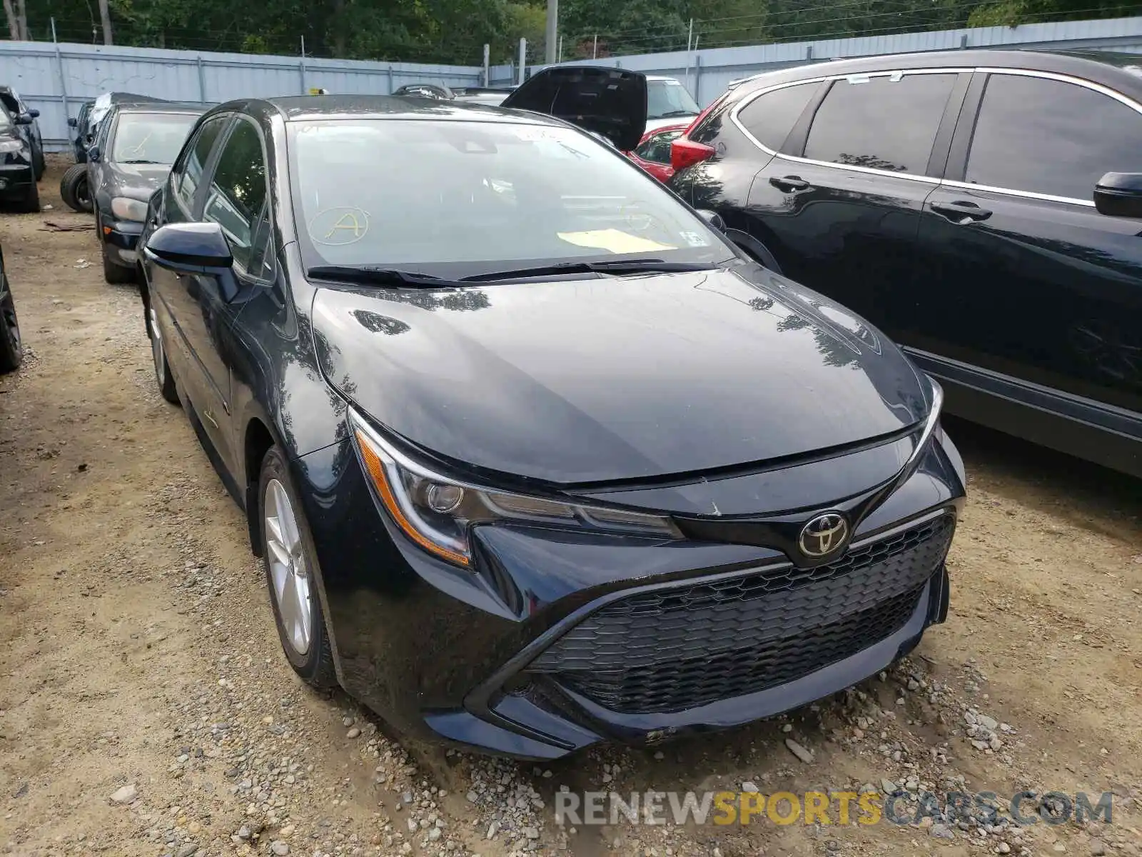 1 Photograph of a damaged car JTNK4RBE6K3040557 TOYOTA COROLLA 2019