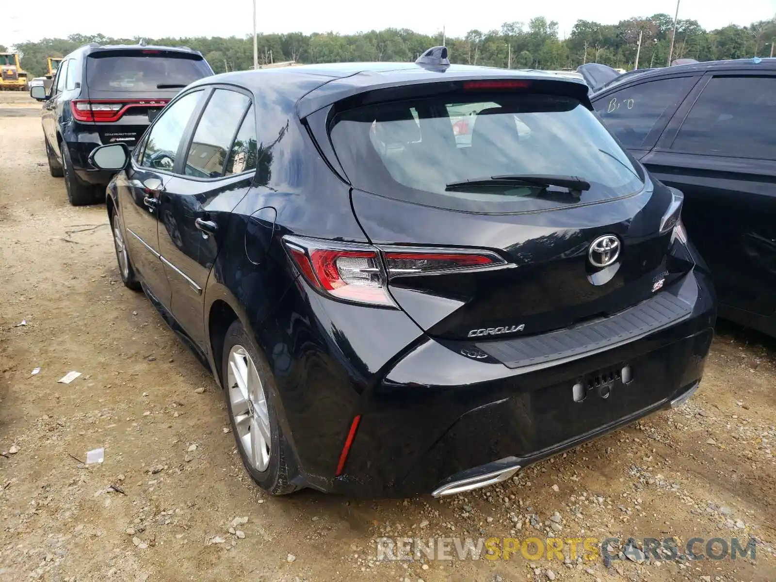 3 Photograph of a damaged car JTNK4RBE6K3040557 TOYOTA COROLLA 2019