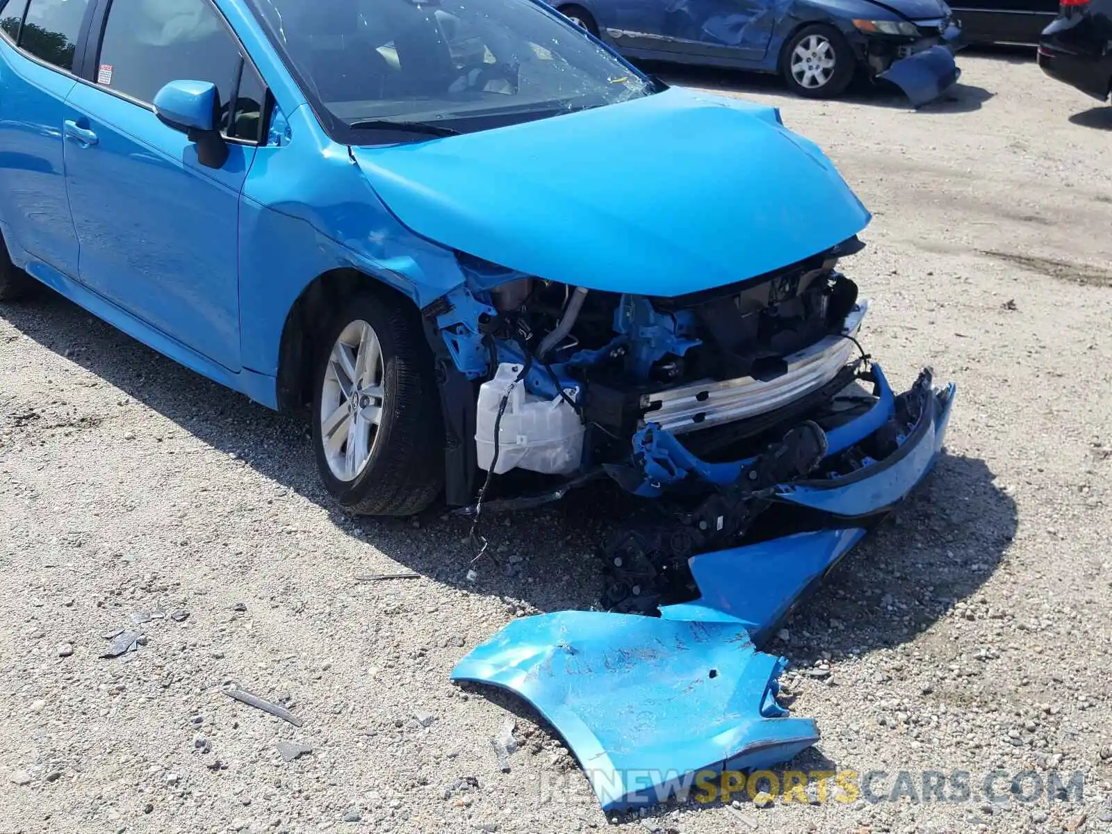9 Photograph of a damaged car JTNK4RBE6K3040591 TOYOTA COROLLA 2019