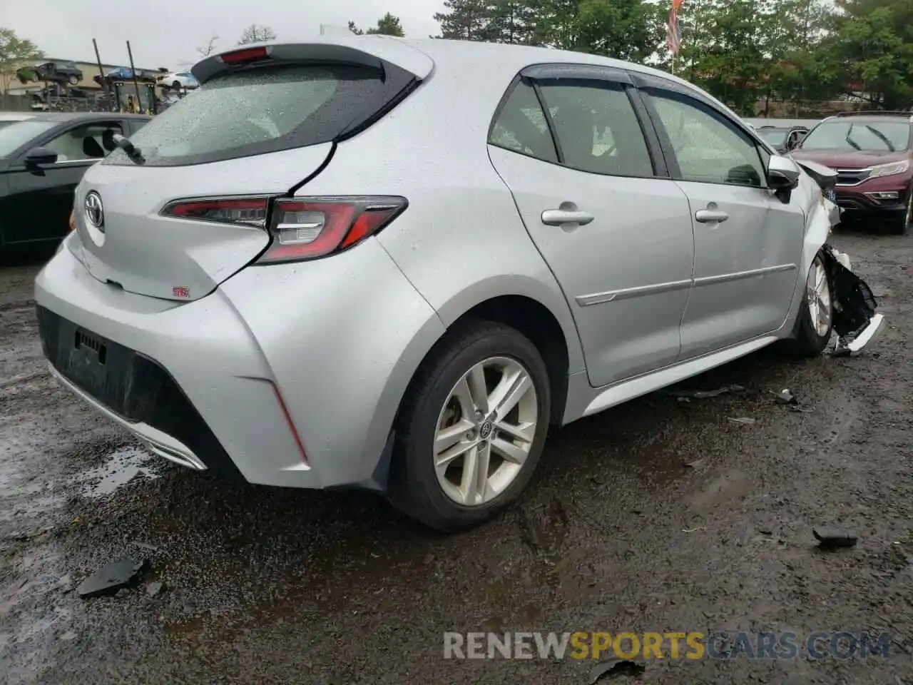 4 Photograph of a damaged car JTNK4RBE6K3040882 TOYOTA COROLLA 2019