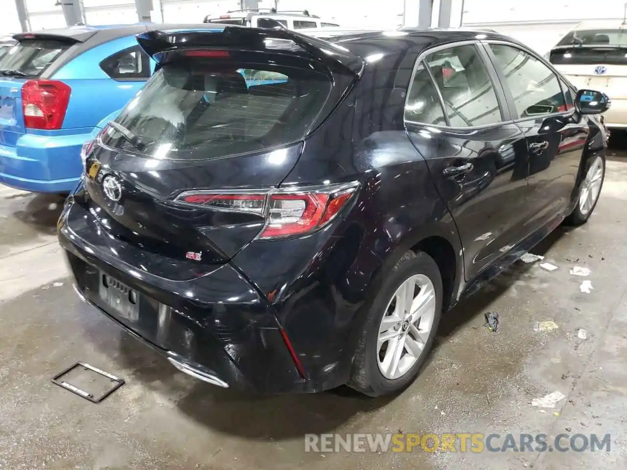 4 Photograph of a damaged car JTNK4RBE6K3042387 TOYOTA COROLLA 2019